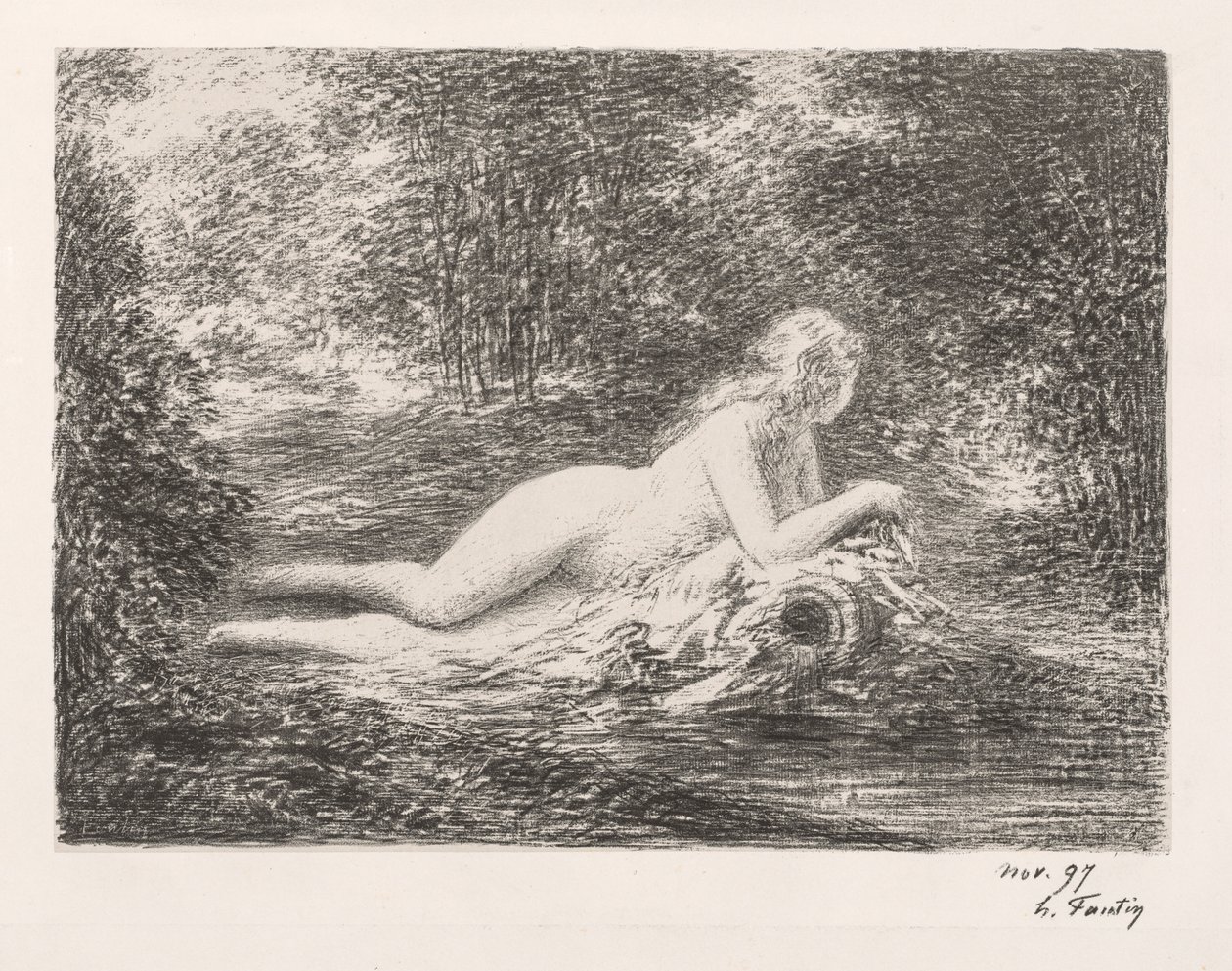 Bahar, 1897. by Ignace Henri Jean Fantin-Latour