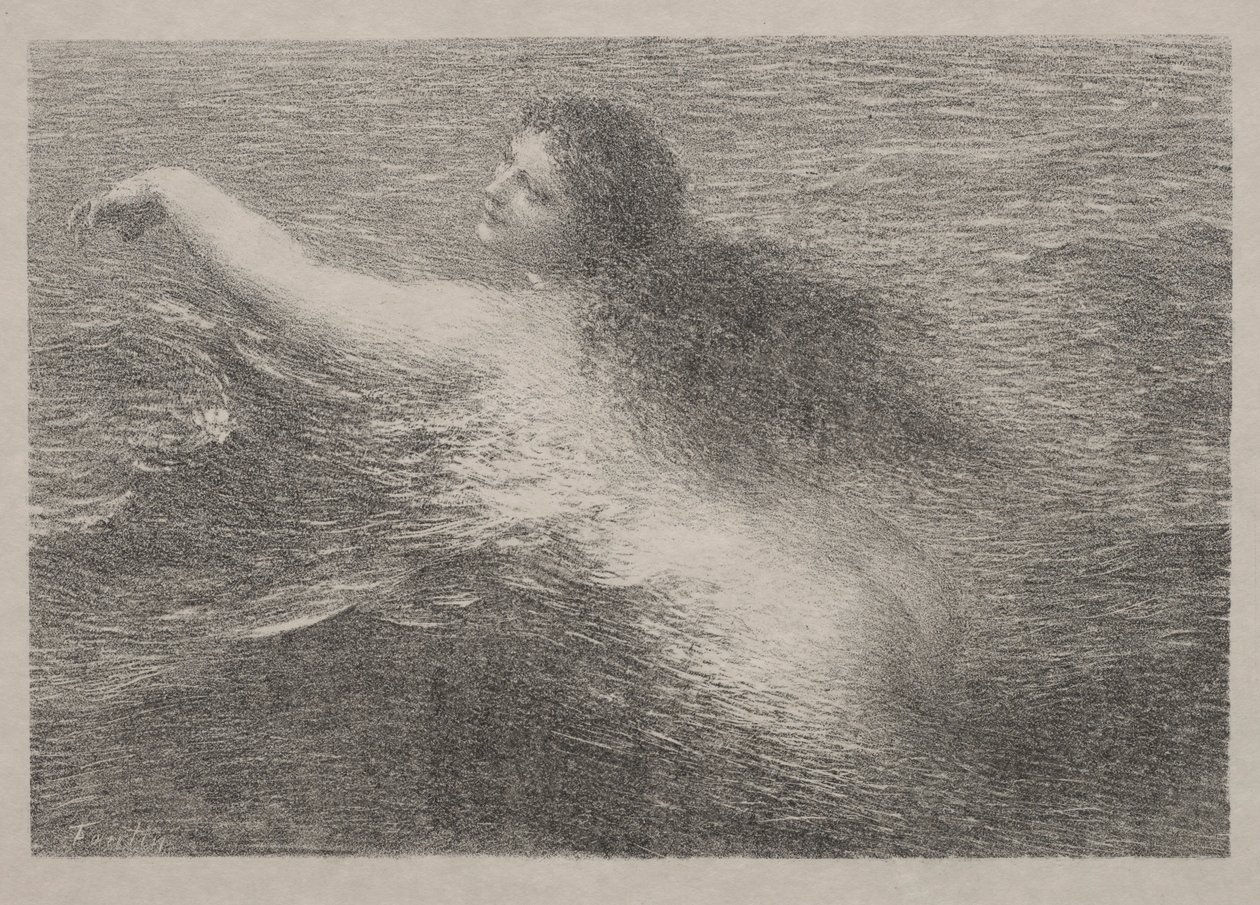 Su Dehası, 1896. by Ignace Henri Jean Fantin Latour