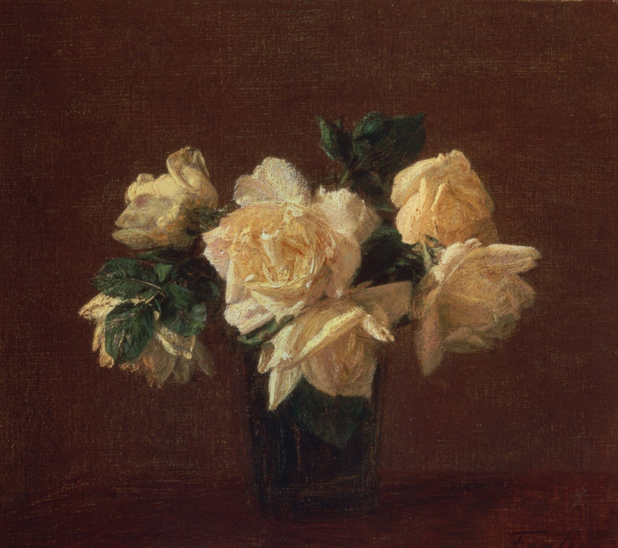 Sarı Güller by Ignace Henri Jean Fantin Latour
