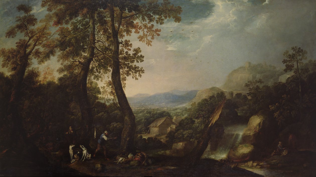 Torrent ile Manzara, 1665 by Ignacio Iriarte