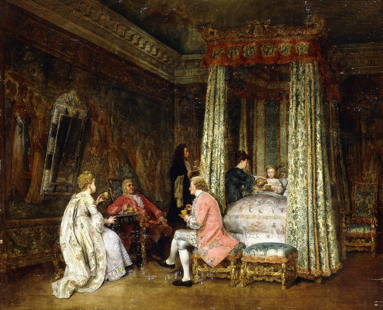 Prens Odasında, 1872 by Ignacio Leon y Escosura