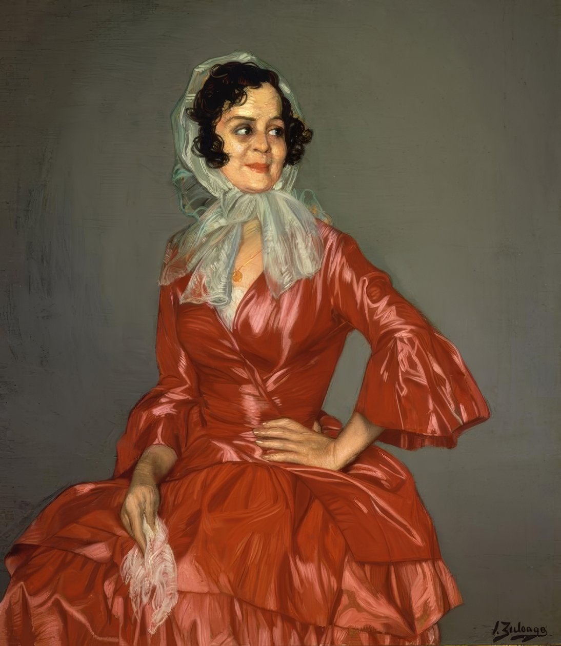 ANGUSTIAS DE RED - 1939 - O / L - 117X101 CM by Ignacio Zuloaga y Zabaleta