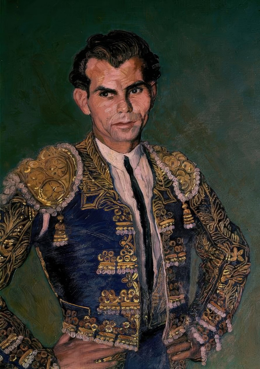 DOMINGO ORTEGA 1945 - DETAY by Ignacio Zuloaga y Zabaleta