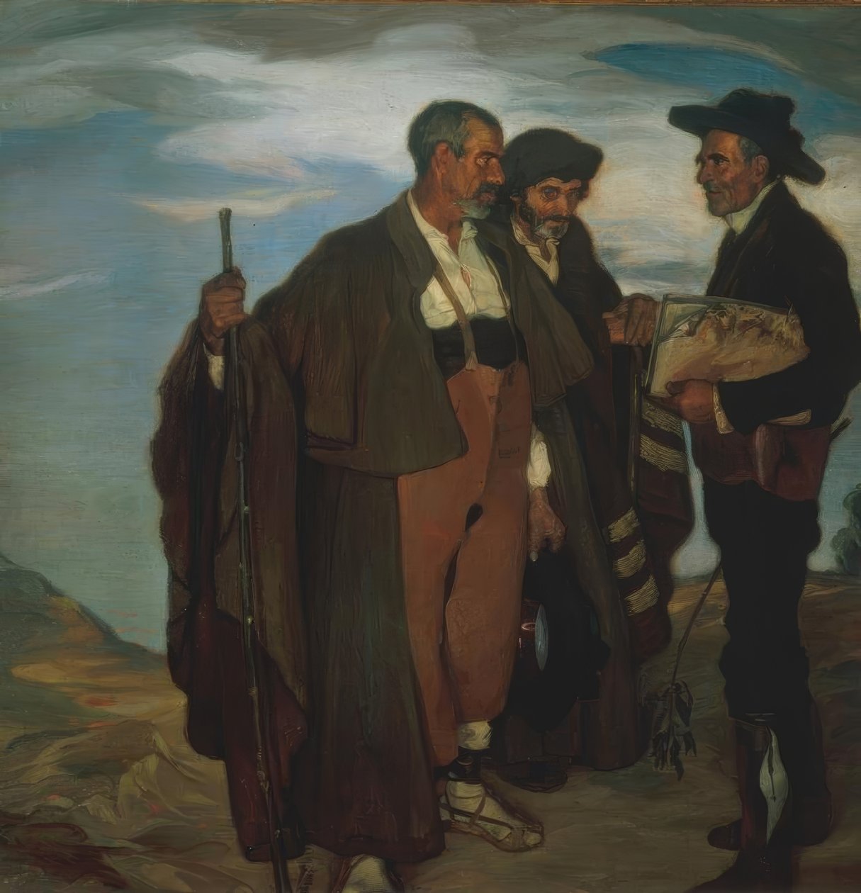 Torquemada Belediye Başkanı ve meclis üyeleri by Ignacio Zuloaga y Zabaleta