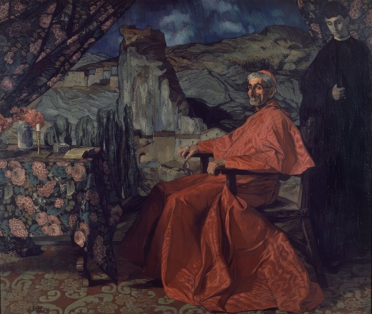 EL CARDENAL - 1912 - O / L - 201 X 236 CM by Ignacio Zuloaga y Zabaleta
