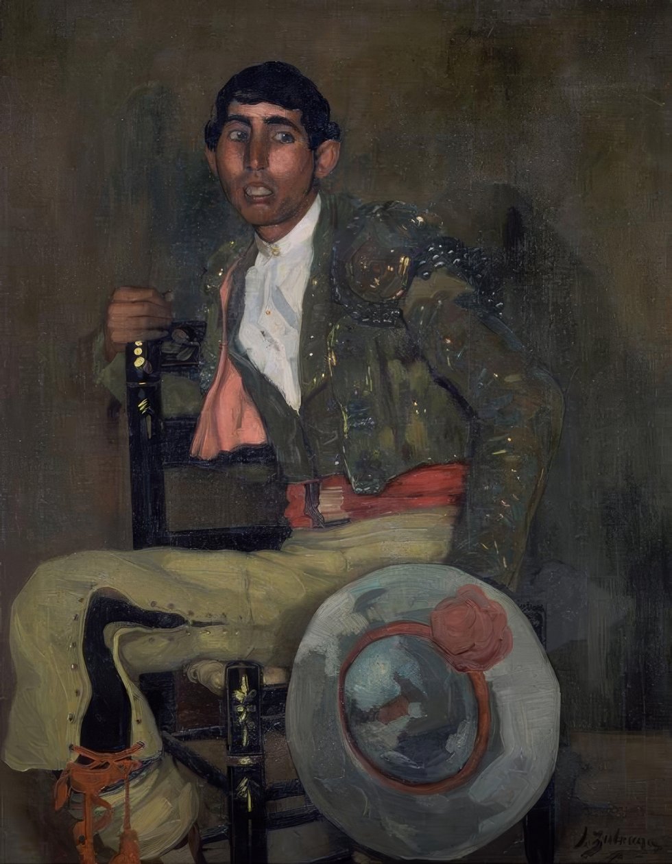 EL PICADOR - YİRMİNCİ YÜZYIL - YAĞ / KUMAŞ - 137X115 CM by Ignacio Zuloaga y Zabaleta