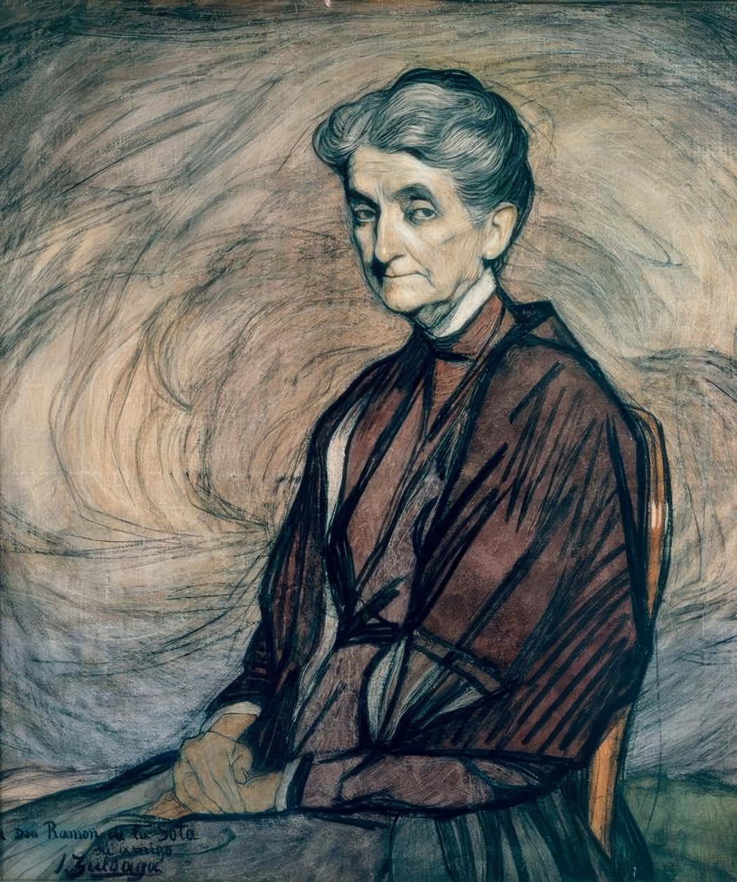 I. Zuloaga, Bildnis Senora de la Sota by Ignacio Zuloaga y Zabaleta