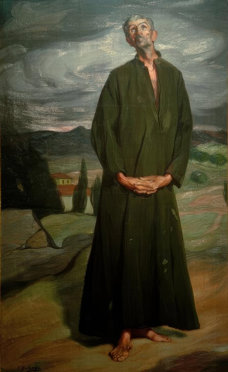 I.Zuloaga Hermit by Ignacio Zuloaga y Zabaleta