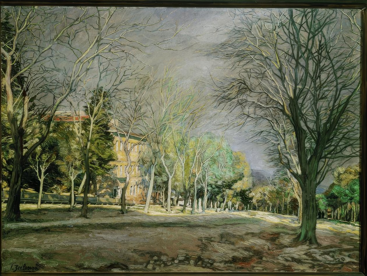 Ignacio Zuloaga / El Escorial Yakınında Manzara’, 1932, Tuval üzerine yağlı boya, 71 × 96 cm by Ignacio Zuloaga y Zabaleta