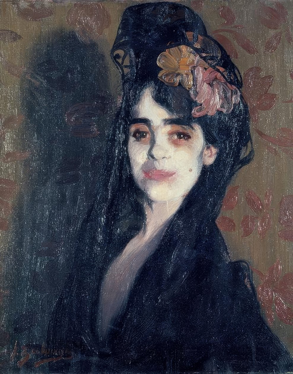 LA EMPOLVADA. Sanatçı: IGNACIO ZULOAGA. Konum: ÖZEL KOLEKSİYON, SEVILLE, İSPANYA by Ignacio Zuloaga y Zabaleta