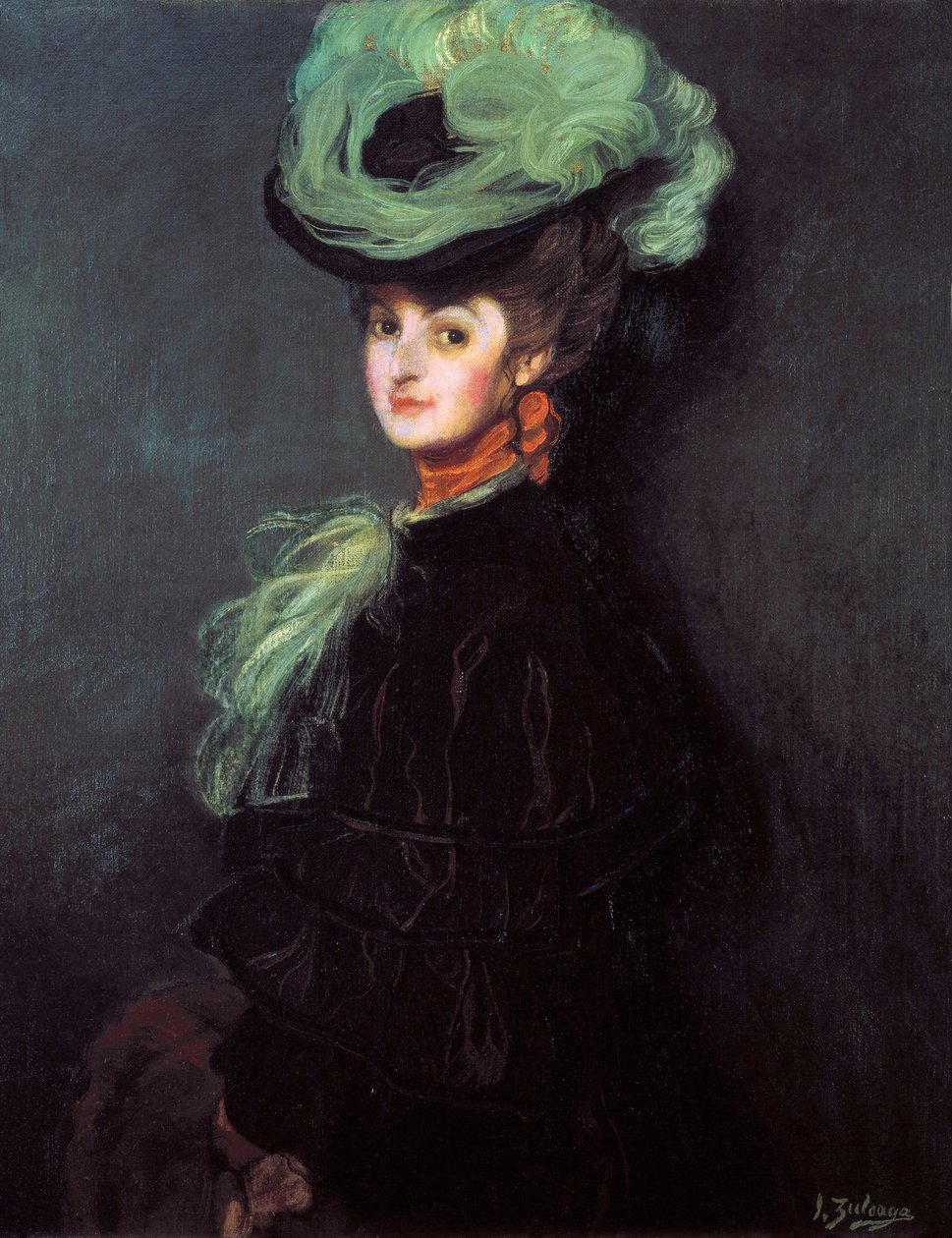 Anny Bourdin'in Portresi (?) by Ignacio Zuloaga y Zabaleta