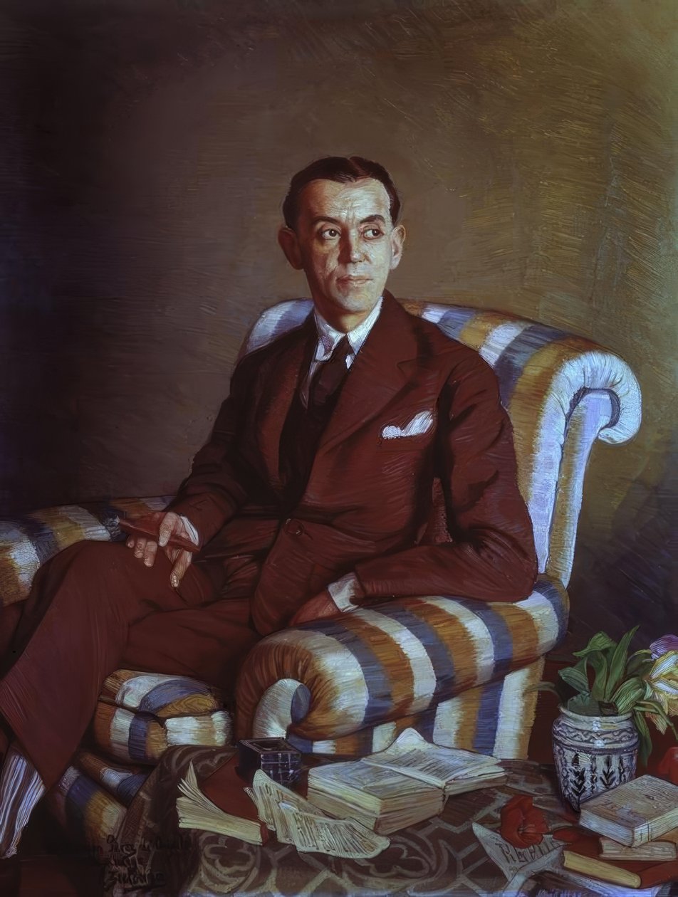 RAMON PEREZ DE AYALA - S XX. Sanatçı: IGNACIO ZULOAGA. Yer: ÖZEL KOLEKSİYON, MADRİD by Ignacio Zuloaga y Zabaleta