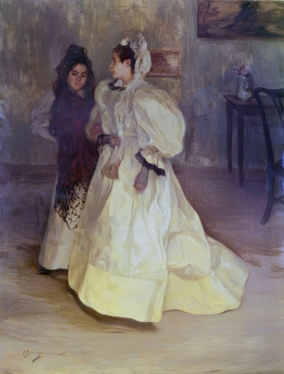 İki Dost, 1896, Tuval üzerine yağlı boya by Ignacio Zuloaga y Zabaleta