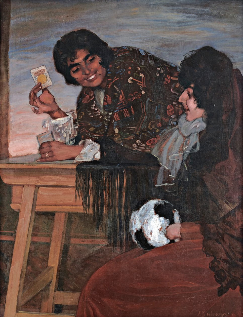 En iyi şanslar İyi şanslar. by Ignacio Zuloaga y Zabaleto