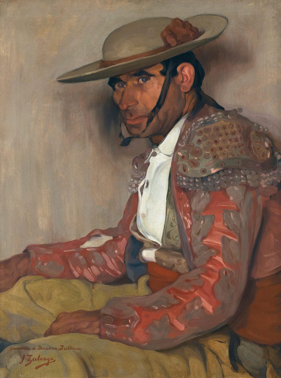 Picador El Coriano. by Ignacio Zuloaga y Zabaleto