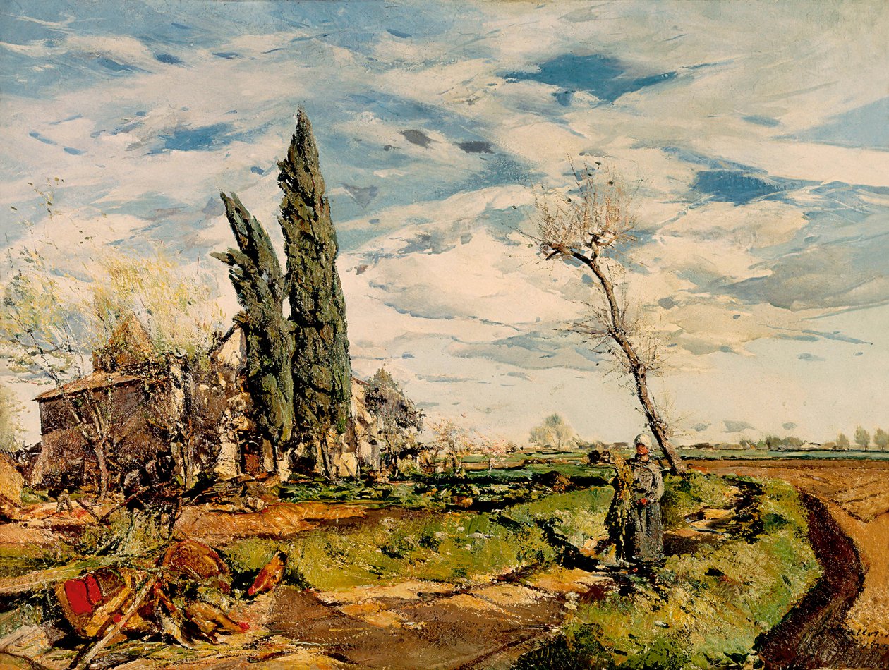“" Şapel "” Ignasi Mallol'un (1892-1940) tablosu. 1925. Barselona. Katalonya Ulusal Sanat Müzesi. by Ignasi Mallol Casanovas