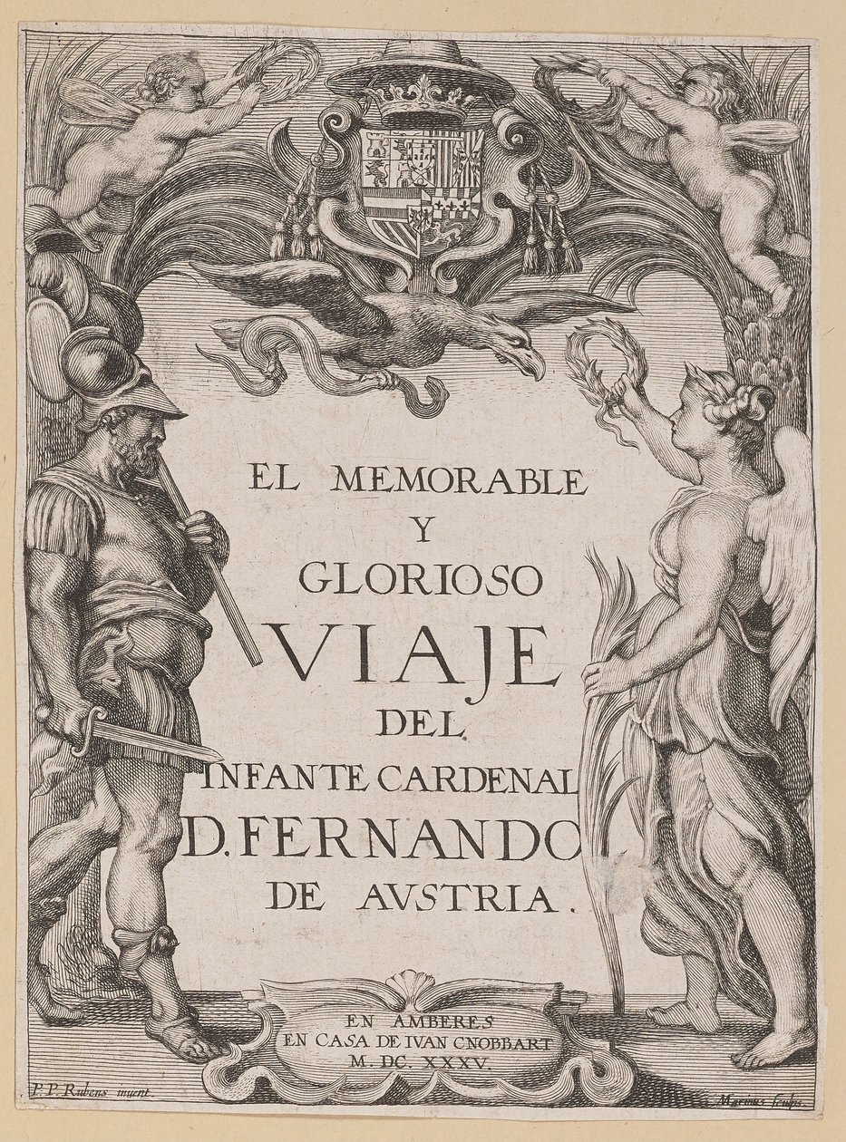 D. De Aedo y Gallert için Başlık Sayfası, The...Infante Cardenal