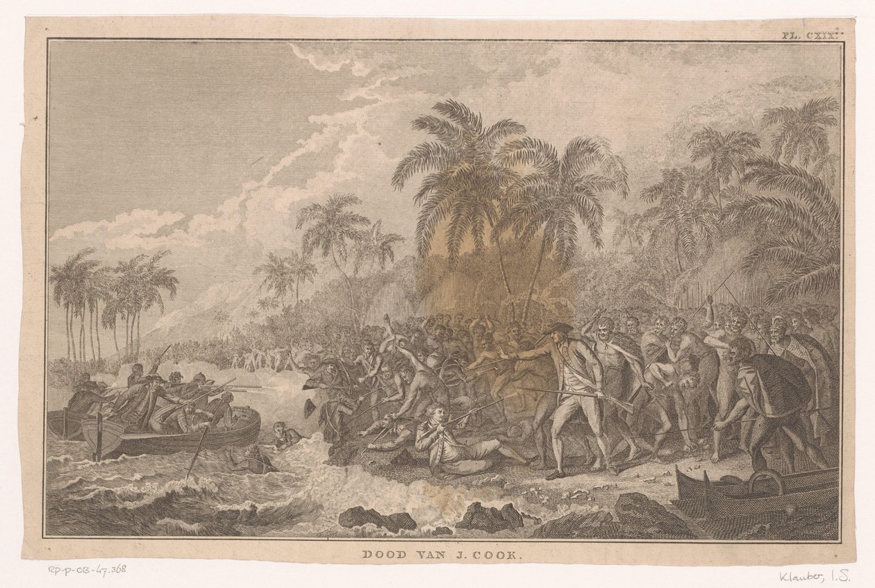 Hawaii halkıyla bir savaş sırasında James Cook