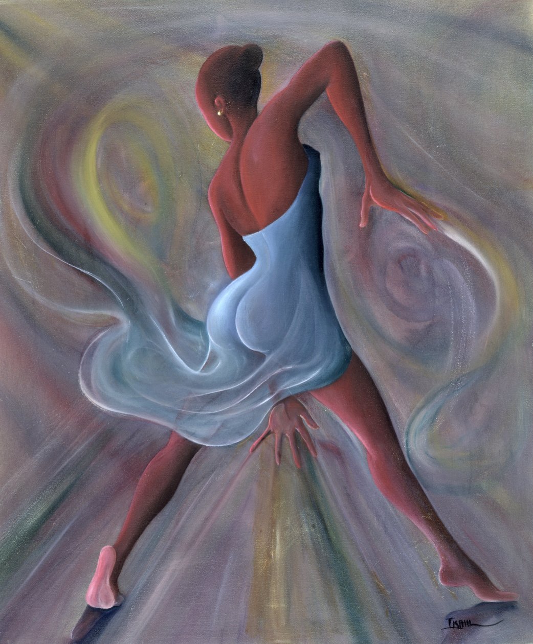 Mavi elbise by Ikahl Beckford