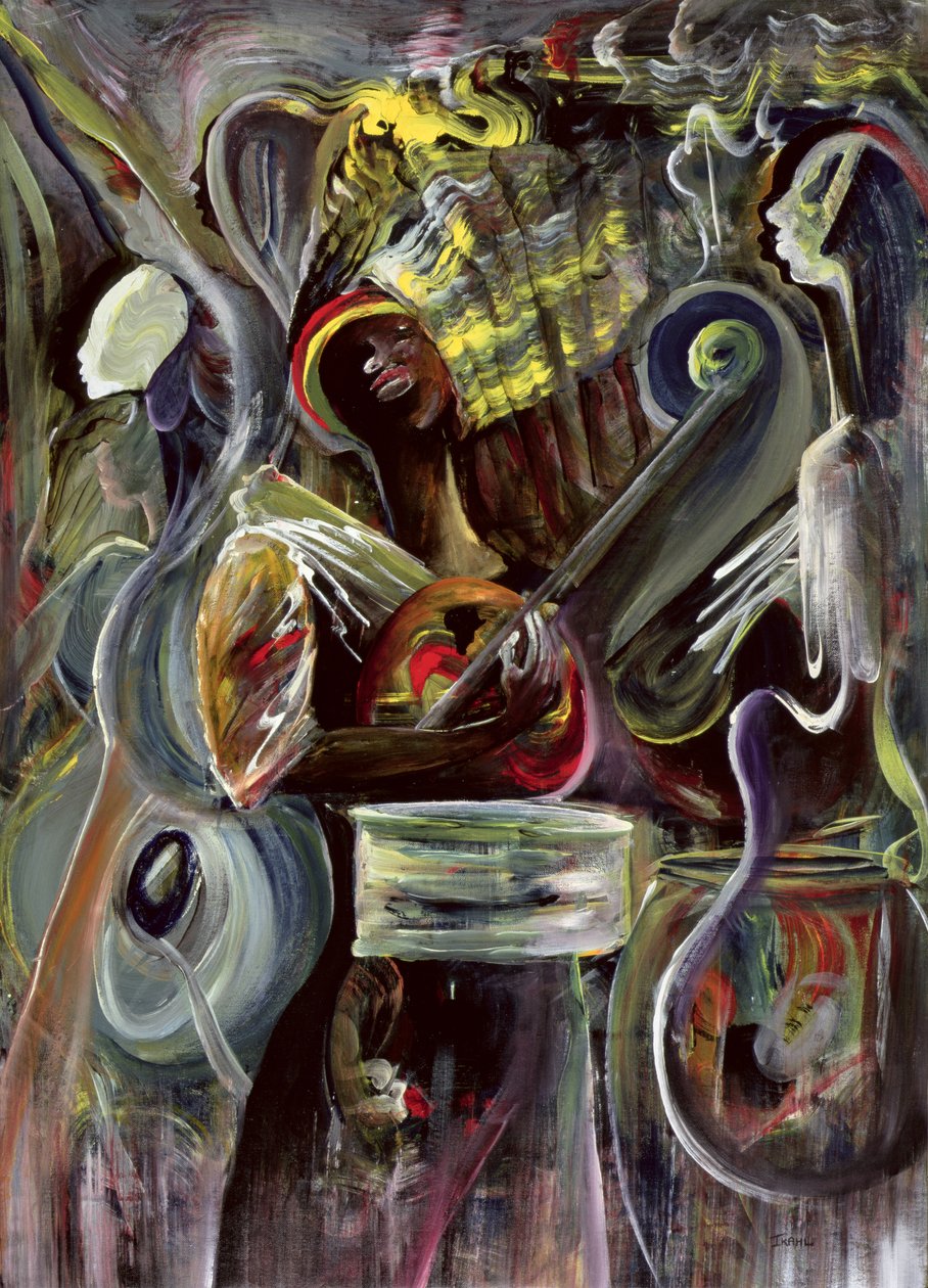 Pearl Jam (tuval üzerine akrilik) by Ikahl Beckford