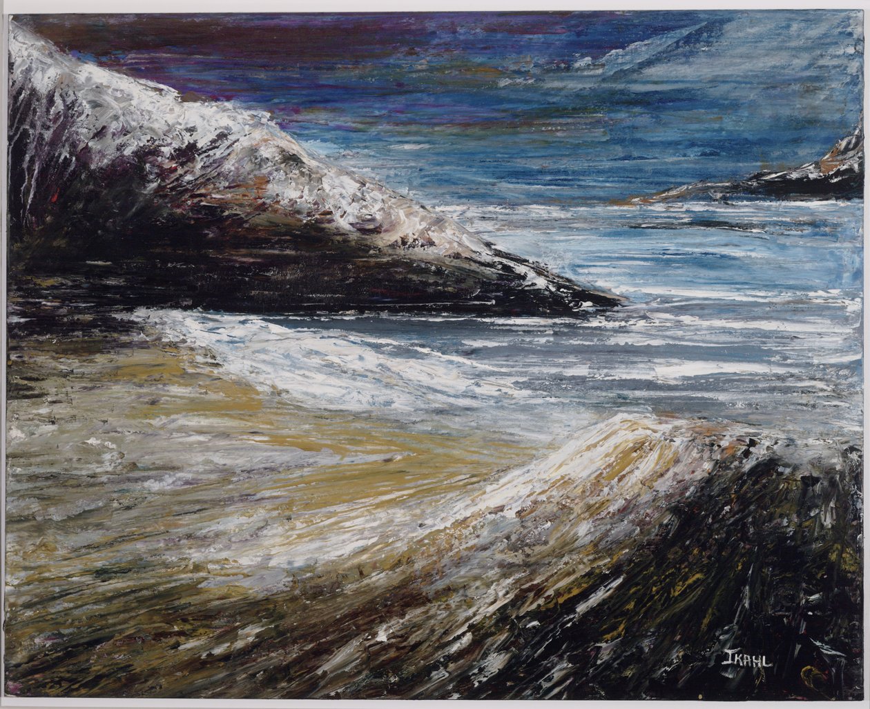 Sakin, 2005 (asitsiz gemide yağ) by Ikahl Beckford