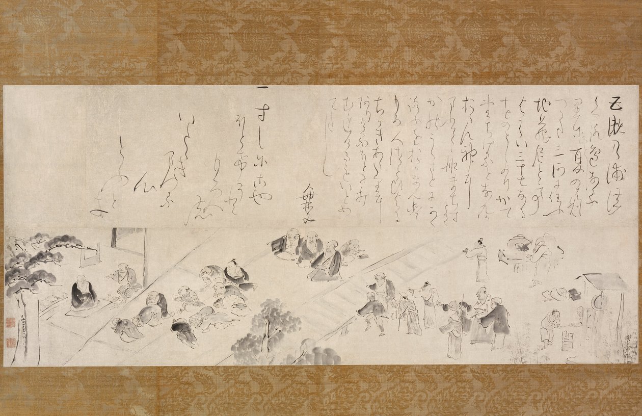 Jizo Rahibesine Toplu Hac Yolculuğu by Ike Taiga