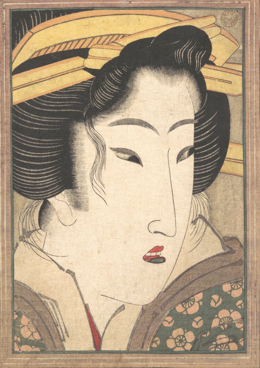 Bir Güzellik Başkanı, ca. 1825. by Ikeda Eisen