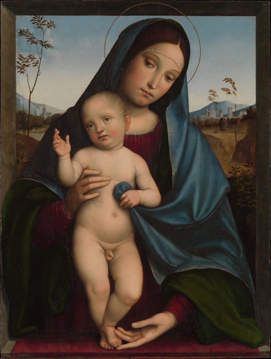 Madonna ve Çocuk, 1490-9 by Il Francia