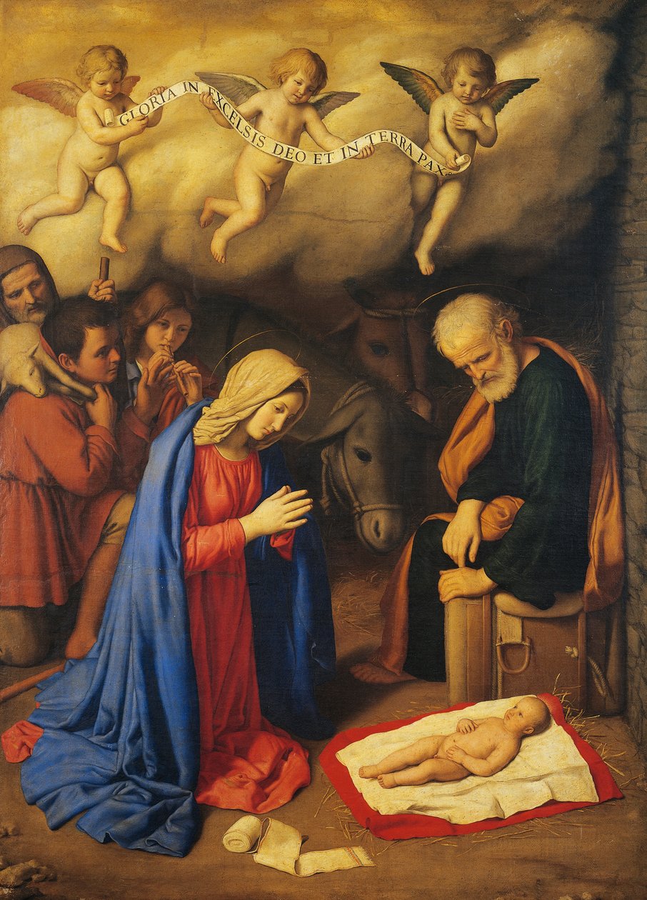 Çobanların Hayranlığı by Il (1609 85) Sassoferrato