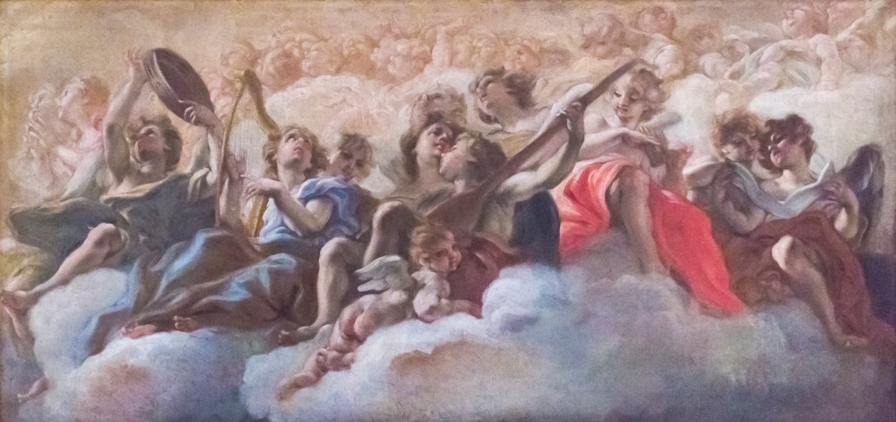 melekler konseri by Il (1639 1709) Baciccio