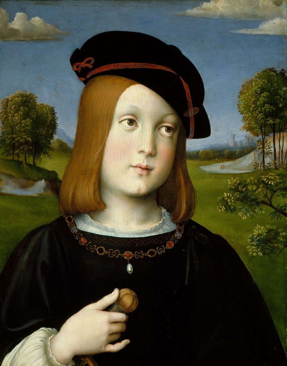 Federigo Gonzaga, 1510 (ahşap üzerine tempera) by Il Francia