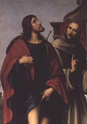 St. Roch (mihraptan detay) by Il Francia