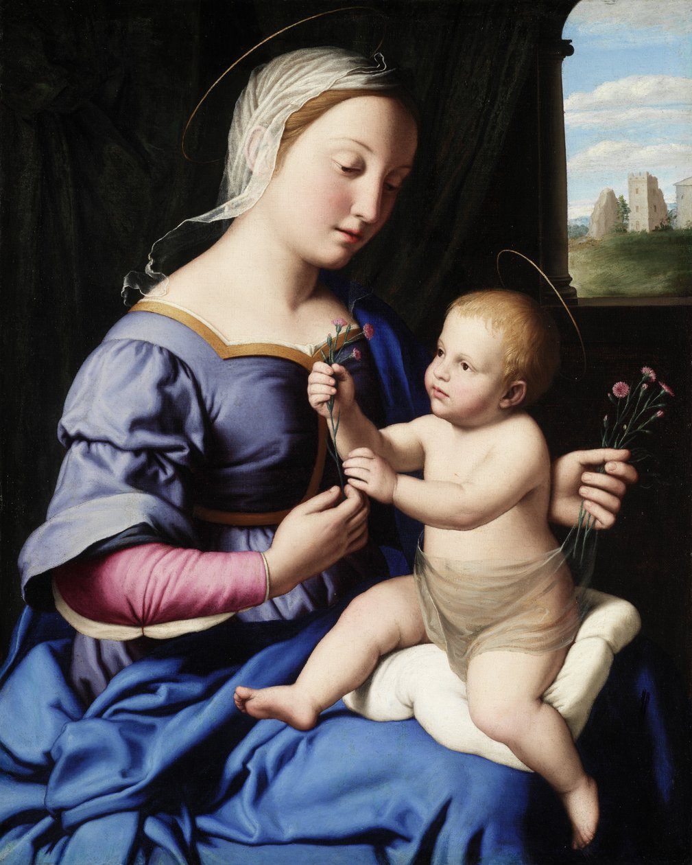 madonna ve çocuk by Il Sassoferrato