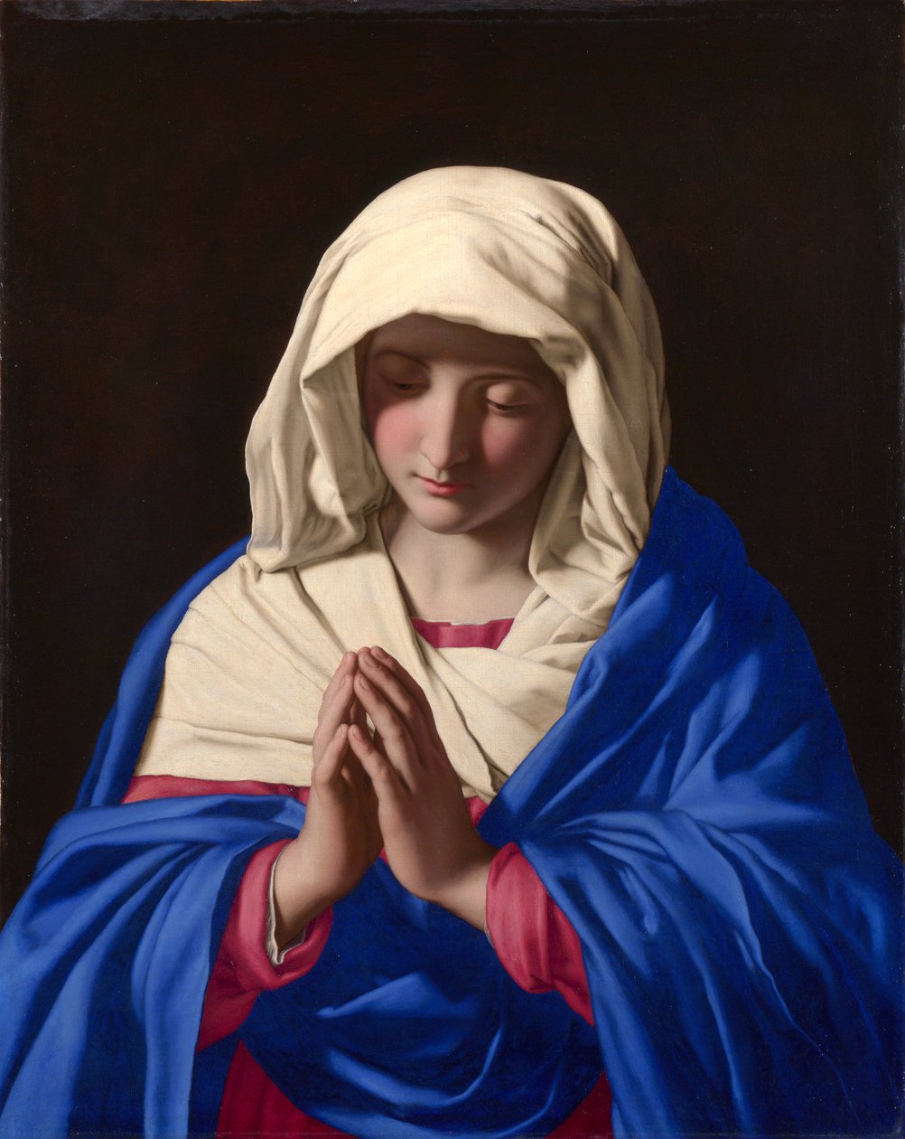 Duadaki Bakire, 1640-50 by Il Sassoferrato
