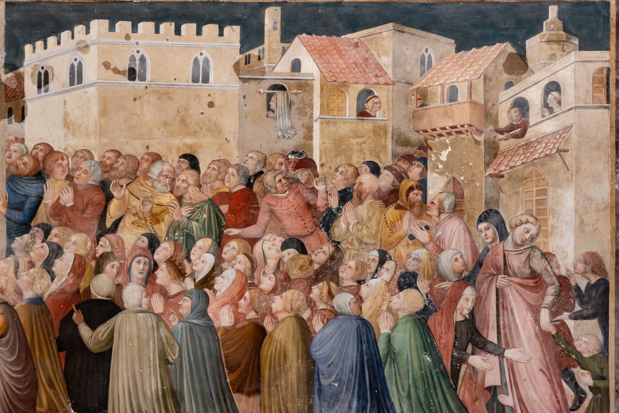 Fresklerin detayı by Ilario and others Ugolino di Prete