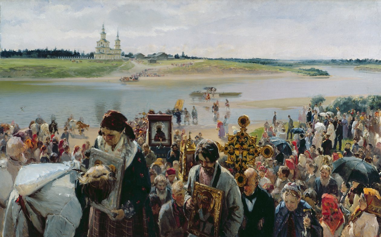 Dini Bir Alayı by Illarion Mikhailovich Pryanishnikov