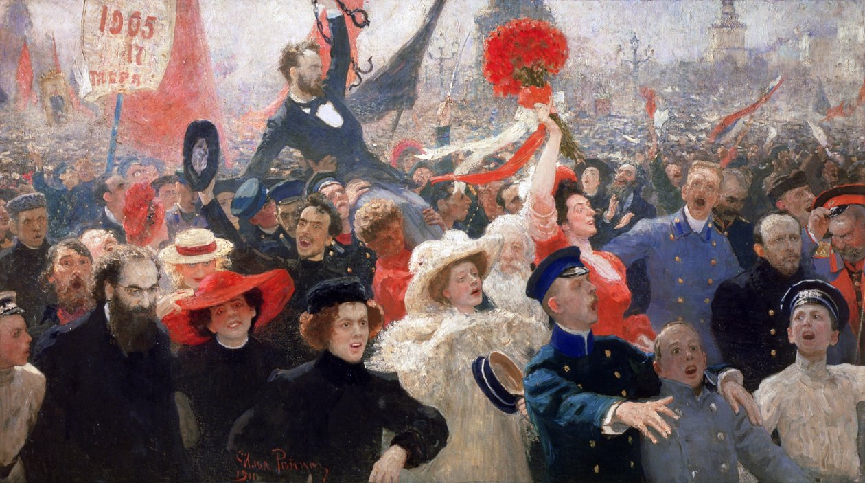 17 Ekim 1905 by Ilya Efimovich Repin