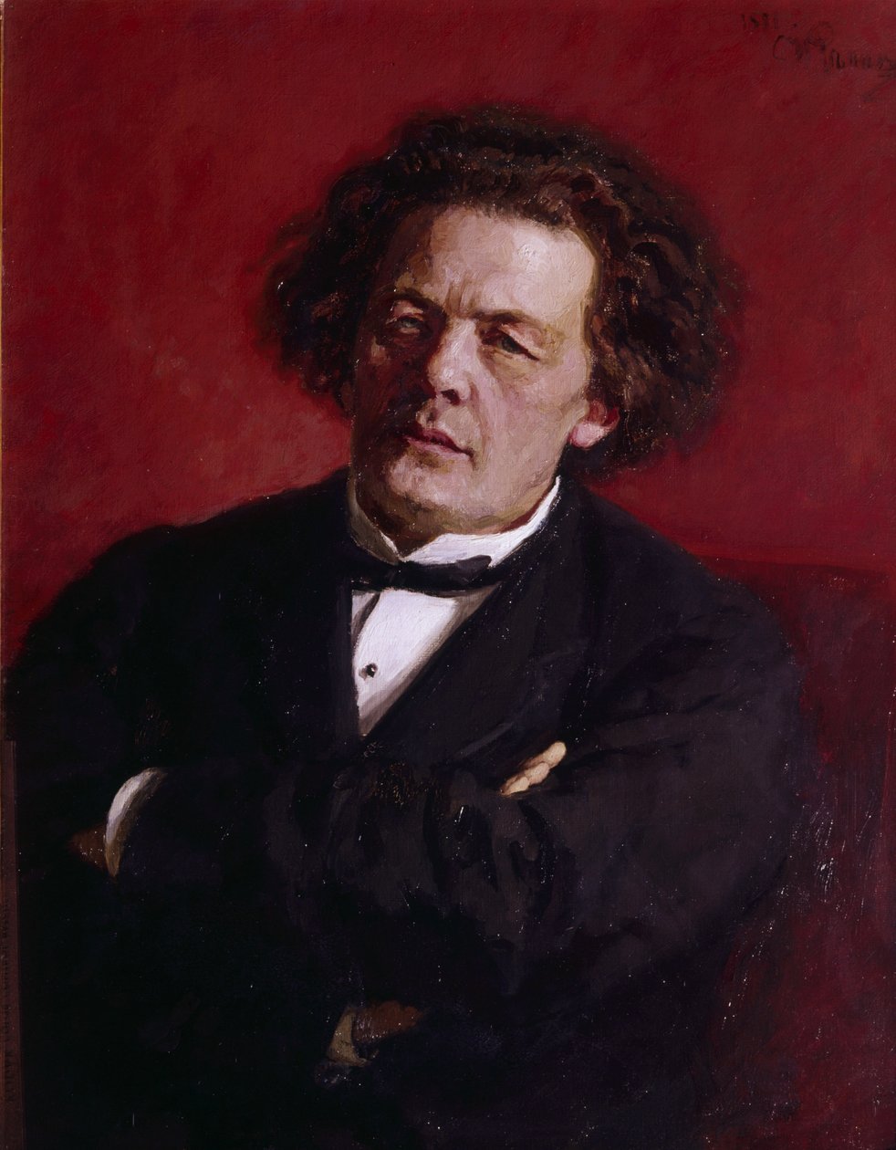 Portrait of Anton Grigoryevich Rubinstein, 1881  by Ilya Efimovich Repin