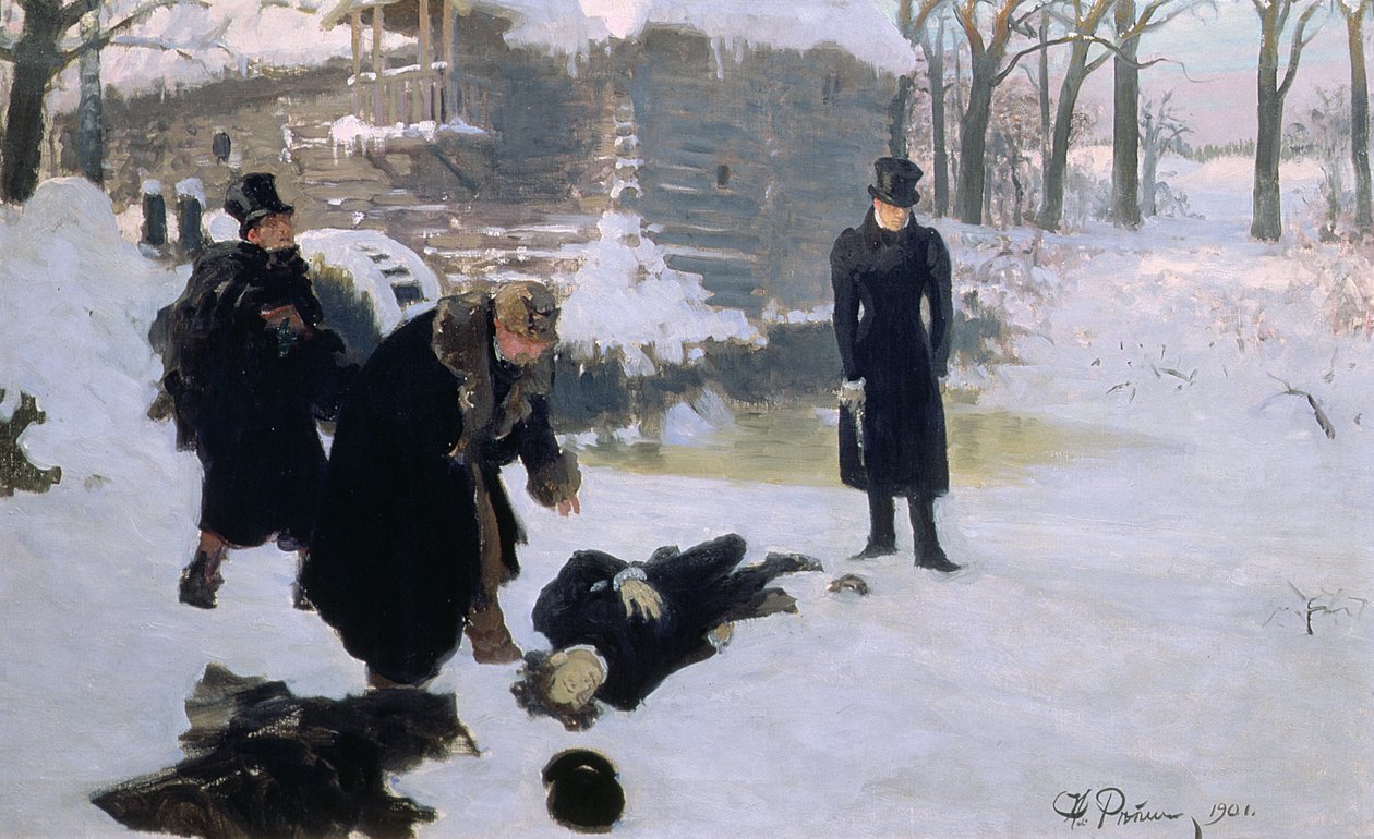 Düello, 1901 by Ilya Efimovich Repin
