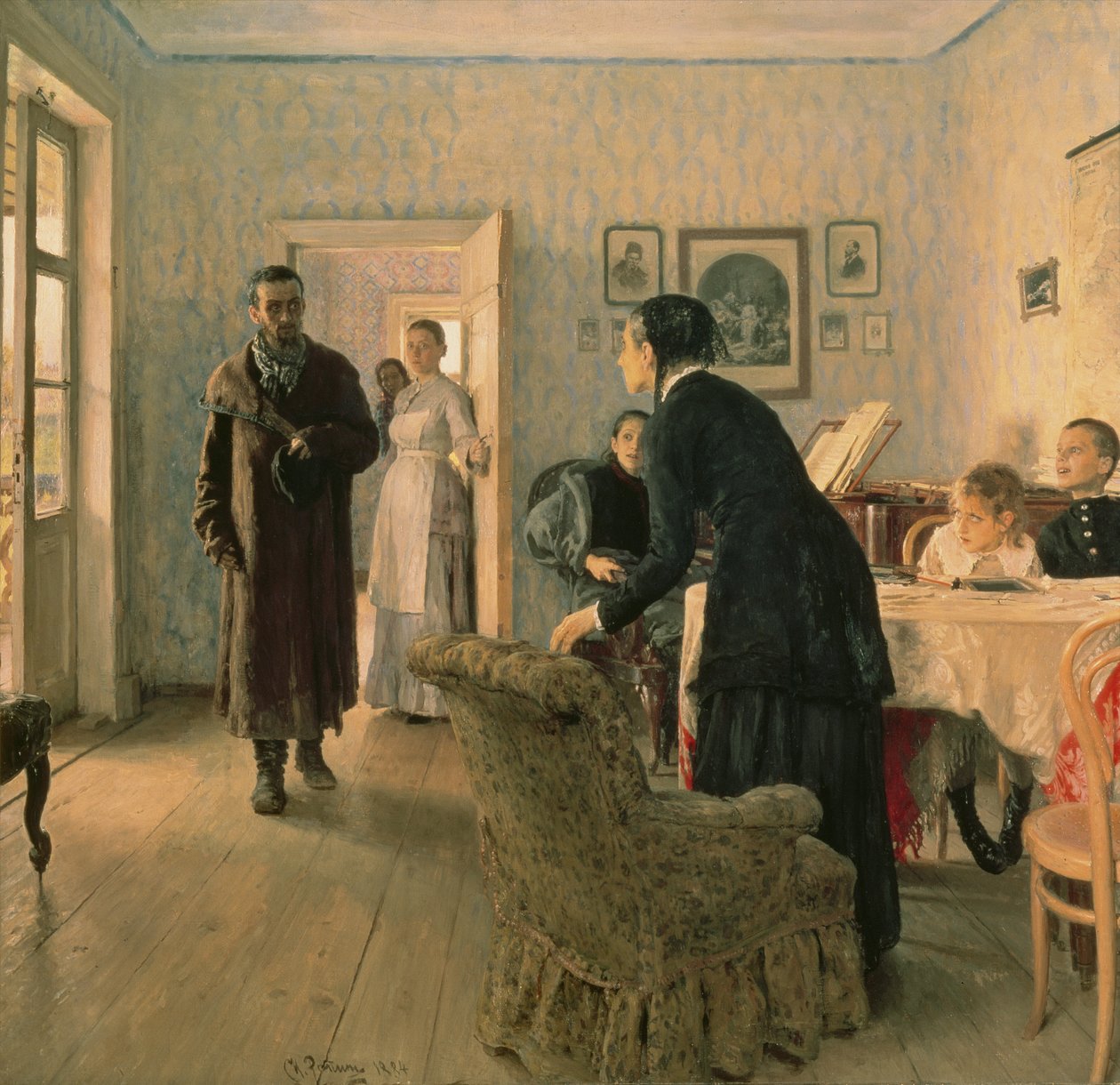 Beklenmedik, 1884-88 by Ilya Efimovich Repin
