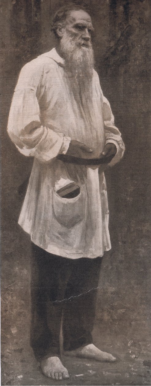 Kont Leo Tolstoy, Bibbys Yıllık, 1916-17 by Ilya Efimovich after Repin