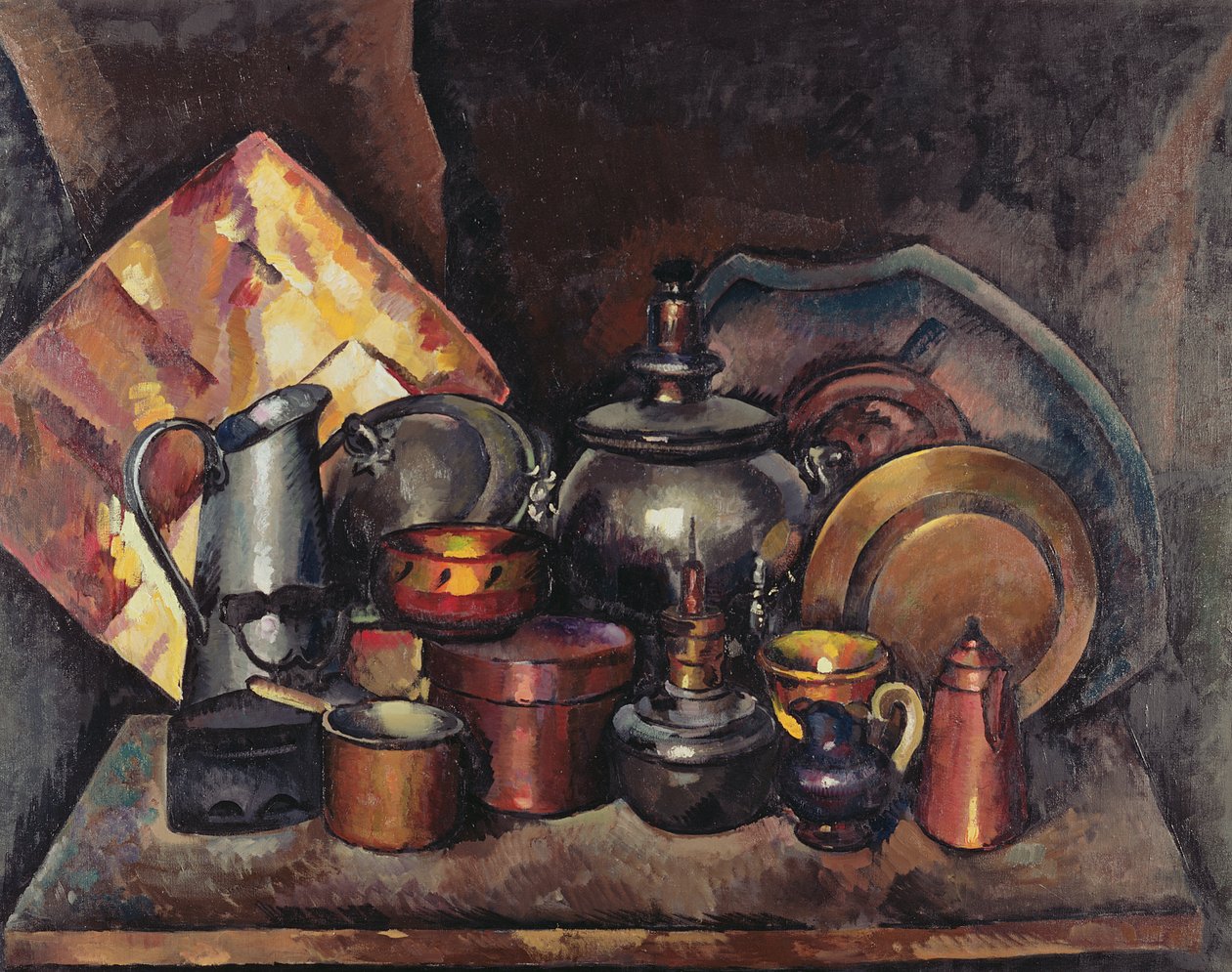 Semaver ile natürmort, 1920 by Ilya Ivanovich Mashkov