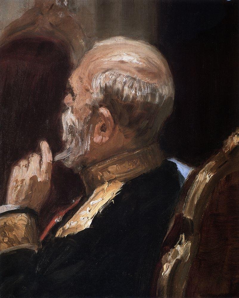 Obruçev by Ilya Efimovich Repin