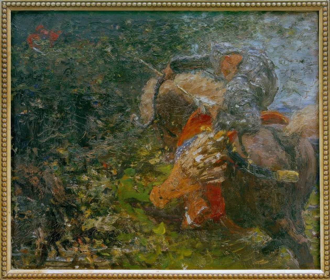 Şövalye Ilya Muromec ve soyguncu Solowej by Ilya Efimovich Repin