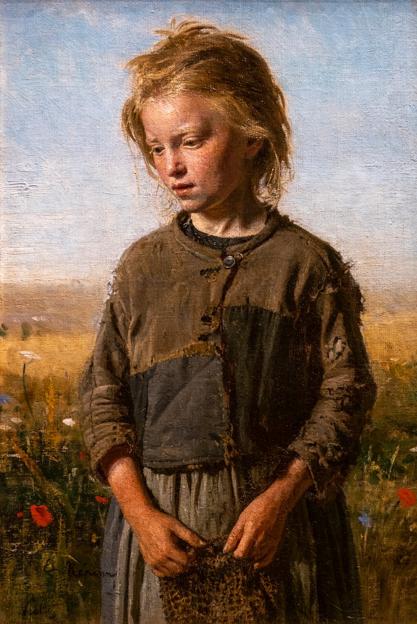 BALIKÇININ KIZI by Ilya Efimovich Repin