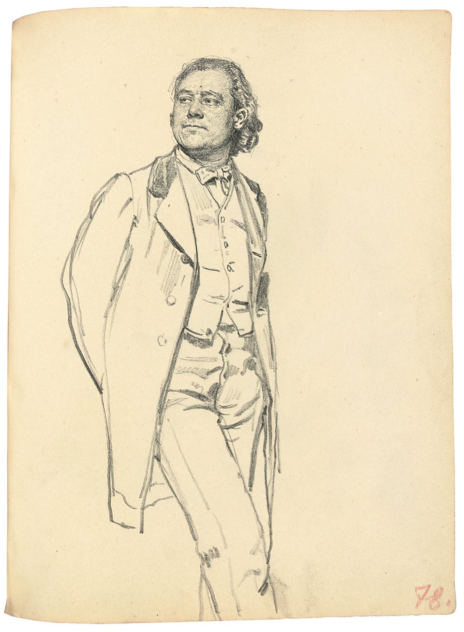 Duran Adam Figürü, c. 1872-1875 by Ilya Efimovich Repin