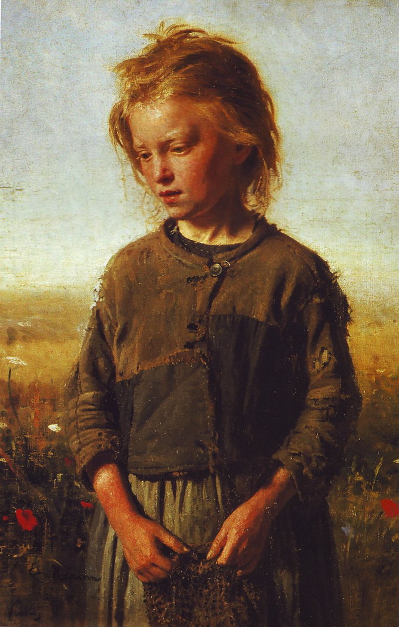 balıkçı kız by Ilya Efimovich Repin