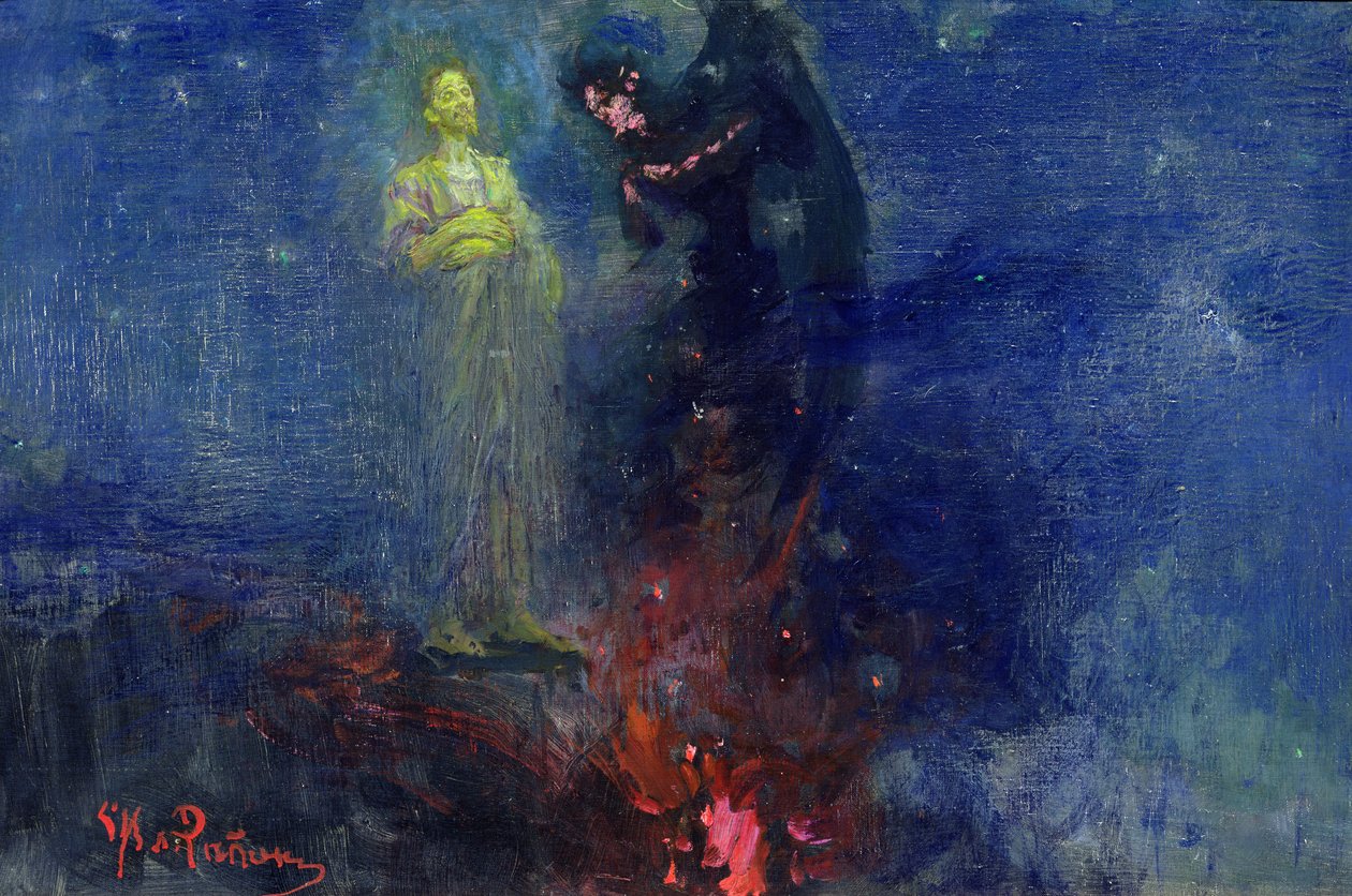 Seni Böyle Al, Şeytan! by Ilya Efimovich Repin