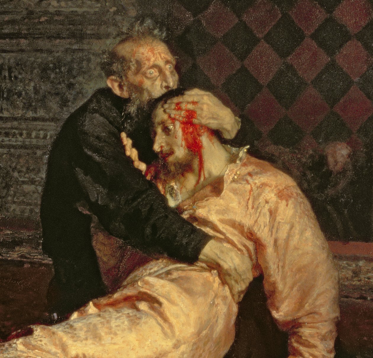 Korkunç İvan ve Oğlu 16 Kasım'da by Ilya Efimovich Repin