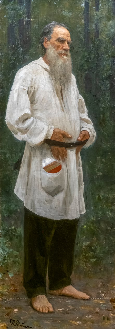 LEON TOLSTOI YALNIZ AYAK by Ilya Efimovich Repin